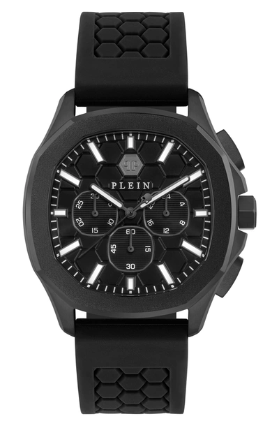 Shop Philipp Plein $pectre Chrono Silicone Watch In Multi