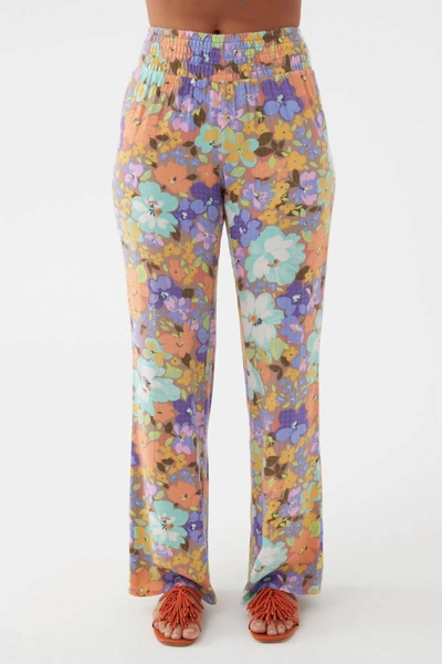 Shop O'neill Johnny Sami Floral Pants In Multi Colored