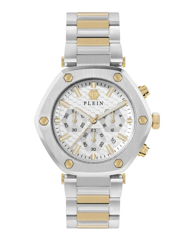 Shop Philipp Plein The Hexagon Chrono Bracelet Watch In Multi