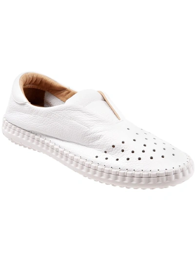 Shop Bueno Denmark Womens Leather Slip On Casual And Fashion Sneakers In White