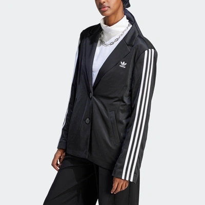 Shop Adidas Originals Women's Adidas Adicolor Classics 3-stripes Blazer In Black