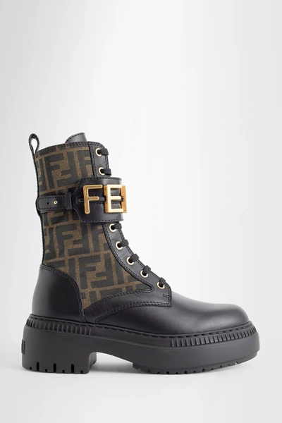 Shop Fendi Woman Black Boots