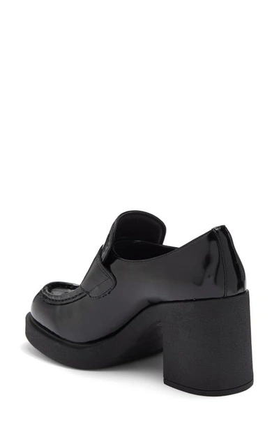 Jeffrey Campbell Plain Jane Platform Loafer Pump In Black Box
