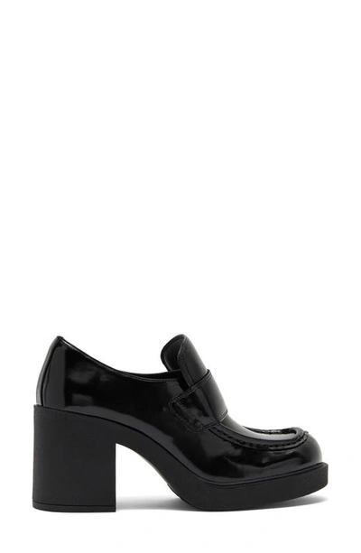 Jeffrey Campbell Plain Jane Platform Loafer Pump In Black Box