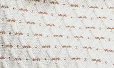 Shop Guess Cross Stitch Sweater Skirt In Beige