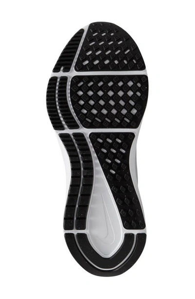 Shop Nike Air Zoom Structure 25 Road Running Shoe In Black/ White-dk Smoke Grey