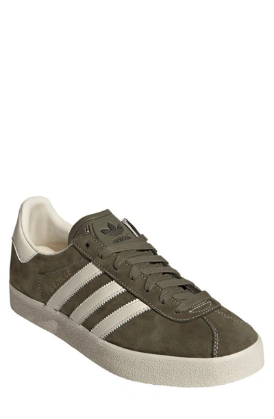 Shop Adidas Originals Gazelle 85 Sneaker In Olive/ Chalk/ Wonder White