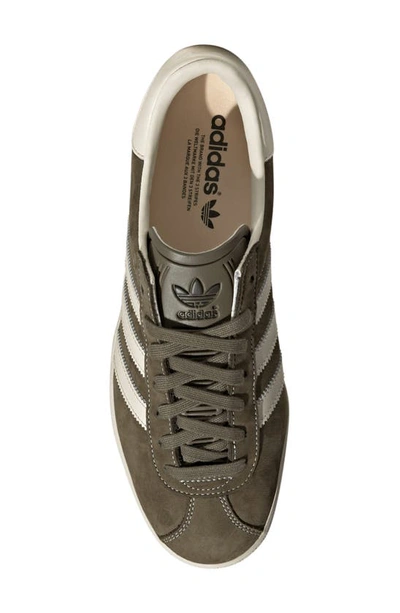 Shop Adidas Originals Gazelle 85 Sneaker In Olive/ Chalk/ Wonder White