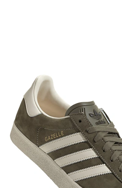 Shop Adidas Originals Gazelle 85 Sneaker In Olive/ Chalk/ Wonder White