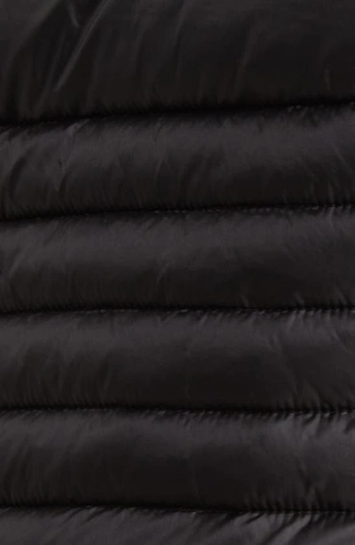 Shop Michael Kors Lightweight Hooded Puffer Jacket In Black