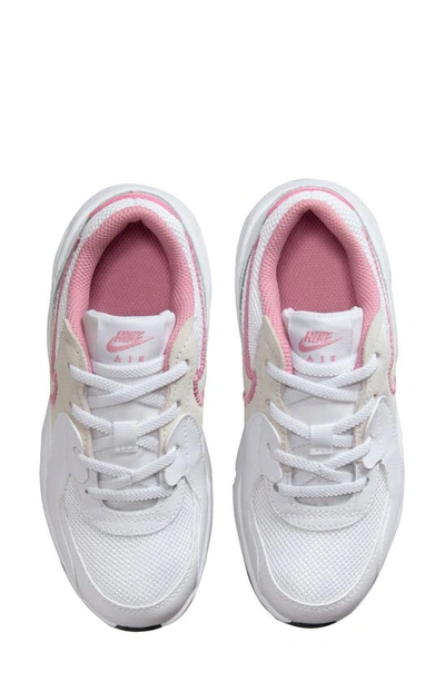 Shop Nike Kids' Air Max Excee Sneaker In White/ Elemental Pink/ White