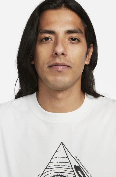 Shop Nike Acg Changing Eye Graphic T-shirt In Summit White