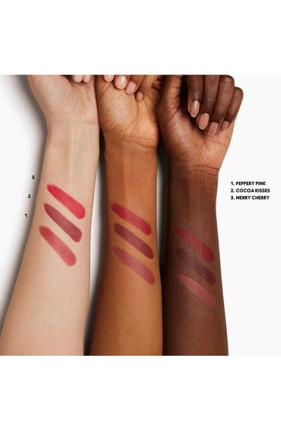 Shop Mac Cosmetics Powder Kiss Velvet Blur Slim Stick Lipstick In Cocoa Kisses
