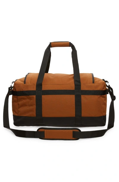 Shop Carhartt Jack Canvas Duffle Bag In Dark Brown