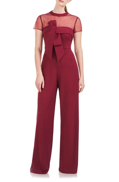 JS COLLECTIONS JS COLLECTIONS STRETCH CREPE JUMPSUIT 