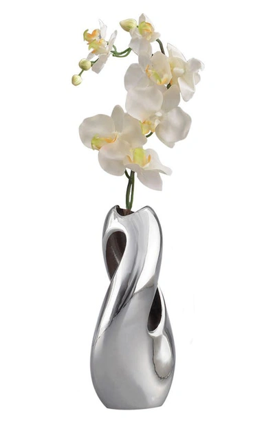 Nambe Twist Bud Vase In Silver