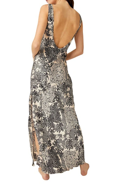 Free People Worth The Wait Floral Maxi Dress In Classic Combo
