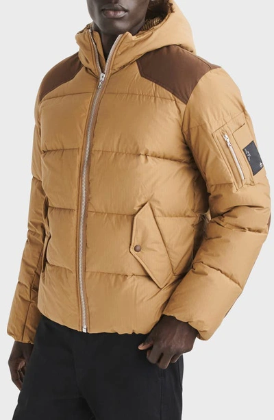 Shop Rag & Bone Byron Quilted Hooded Down Jacket In Erm
