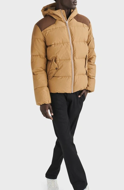 Shop Rag & Bone Byron Quilted Hooded Down Jacket In Erm