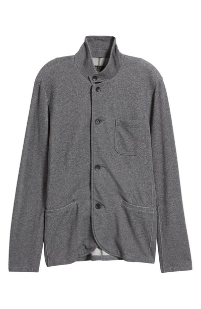 Shop Rag & Bone Prospect Midweight Cotton Cardigan In Hthrgry