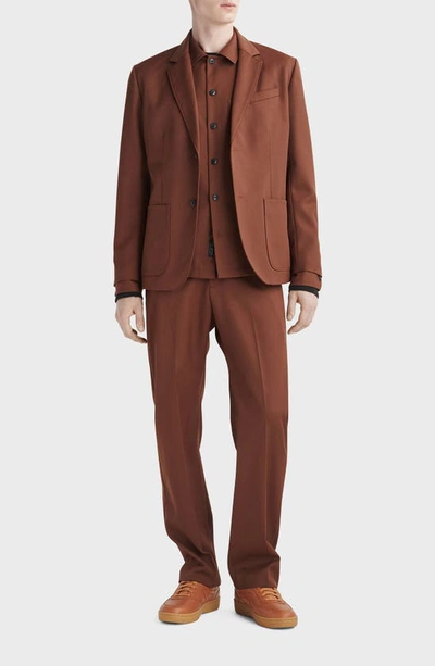 Shop Rag & Bone Shift Wool Blend Twill Sport Coat In Soil