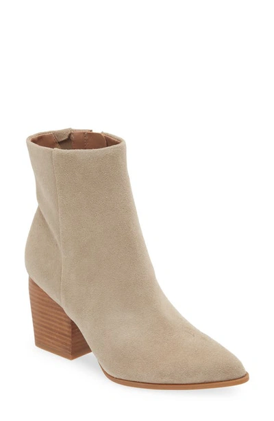 Shop Nordstrom Franka Pointed Toe Bootie In Taupe