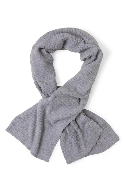 Shop Barefoot Dreams Cozychic™ Bouclé Blanket Scarf In Pewter