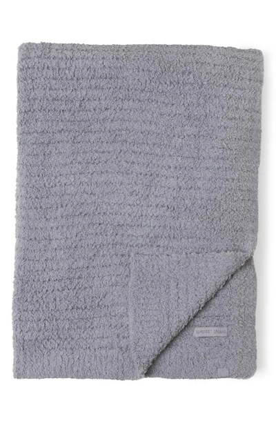 Shop Barefoot Dreams Cozychic™ Bouclé Blanket Scarf In Pewter