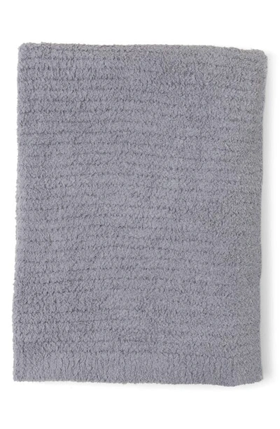 Shop Barefoot Dreams Cozychic™ Bouclé Blanket Scarf In Pewter