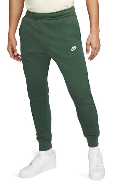 Shop Nike Sportswear Club Pocket Fleece Joggers In Fir/ Fir/ White