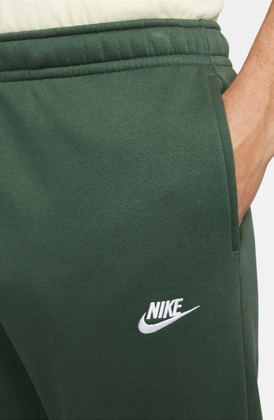 Shop Nike Sportswear Club Pocket Fleece Joggers In Fir/ Fir/ White
