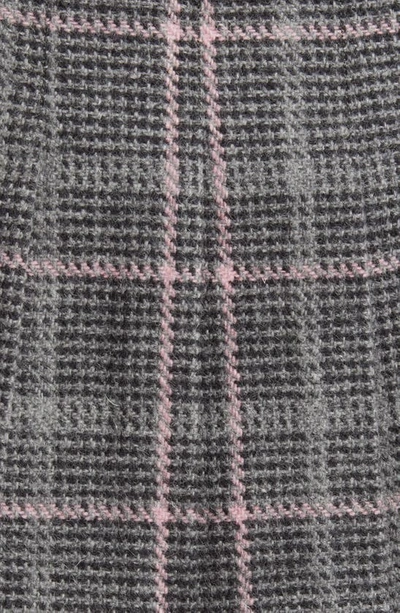 Shop Loveshackfancy Rooney Pleated Wool Miniskirt In Ash Grey
