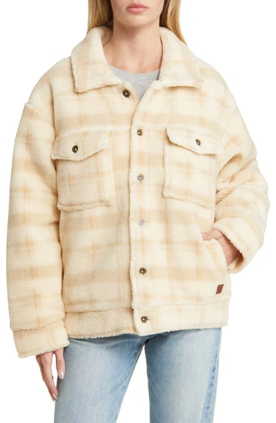 Rip Curl Sunrise Session Fleece Jacket In Beige