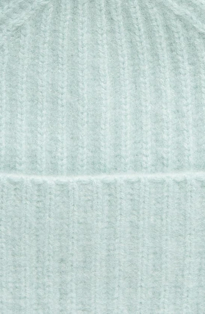 Shop Vince Boiled Cashmere Chunky Knit Beanie In Sea Mist