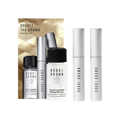 Shop Bobbi Brown Double The Drama Long-lasting Mascara Set (limited Edition) In Default Title