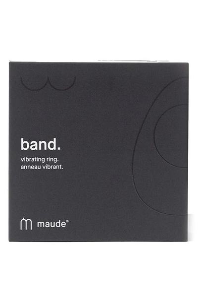 Maude Band Vibrating Ring In Charcoal