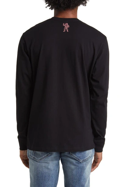 Shop Billionaire Boys Club Arch Logo Long Sleeve Graphic T-shirt In Black