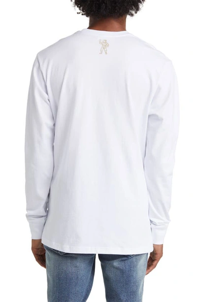 Shop Billionaire Boys Club Arch Logo Long Sleeve Graphic T-shirt In White