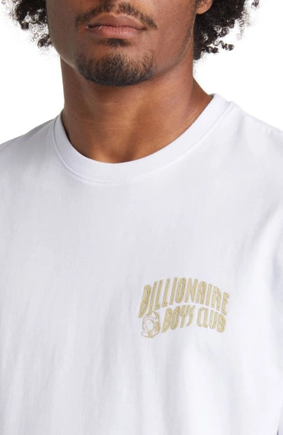 Shop Billionaire Boys Club Arch Logo Long Sleeve Graphic T-shirt In White