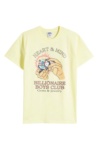 Shop Billionaire Boys Club Gems & Jewelry Graphic T-shirt In Wax Yellow