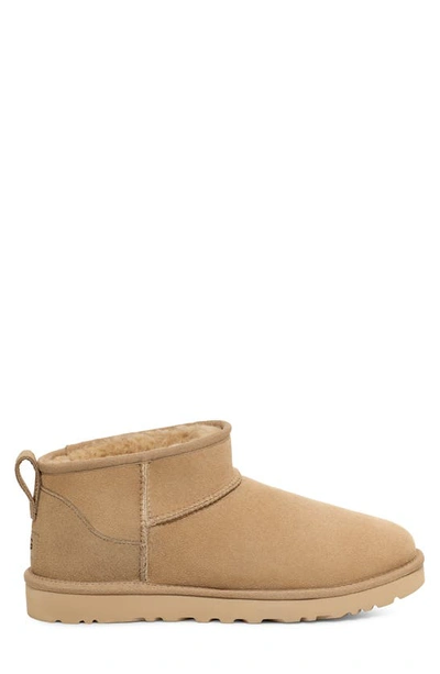 Shop Ugg Ultra Mini Classic Water Resistant Boot In Mustard Seed