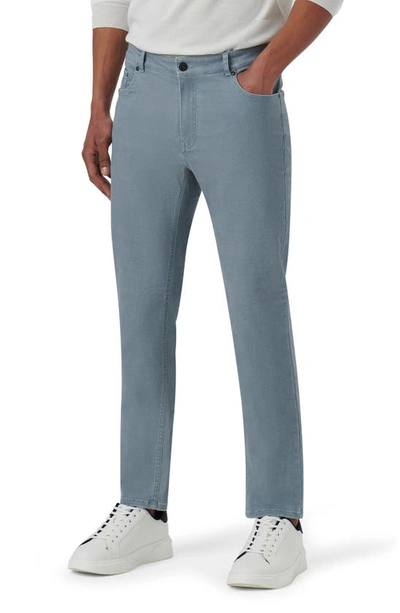 Shop Bugatchi Five-pocket Straight Leg Pants In Dusty Blue