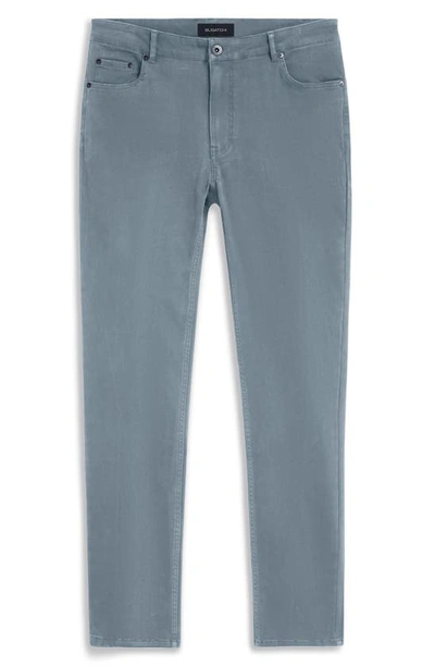 Shop Bugatchi Five-pocket Straight Leg Pants In Dusty Blue