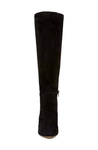 Shop Beautiisoles Wendy Pointed Toe Knee High Boot In Black