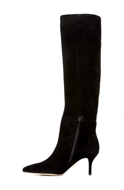 Shop Beautiisoles Wendy Pointed Toe Knee High Boot In Black