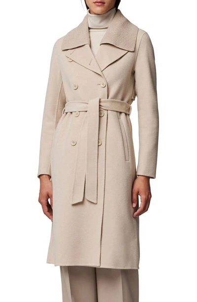Shop Soia & Kyo Anna Wool Blend Trench Coat In Hush
