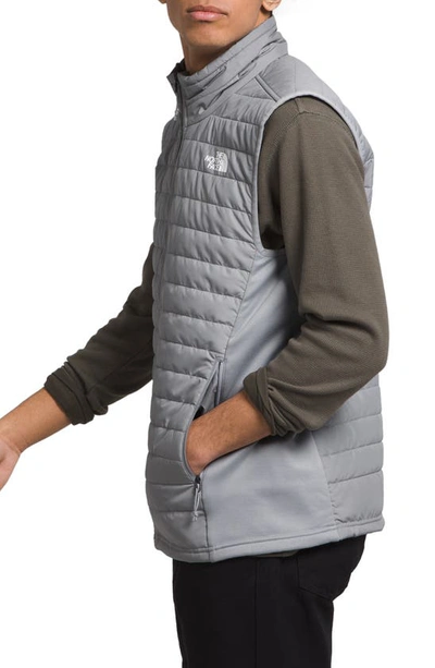Shop The North Face Canyonlands Hybrid Vest In Meld Grey