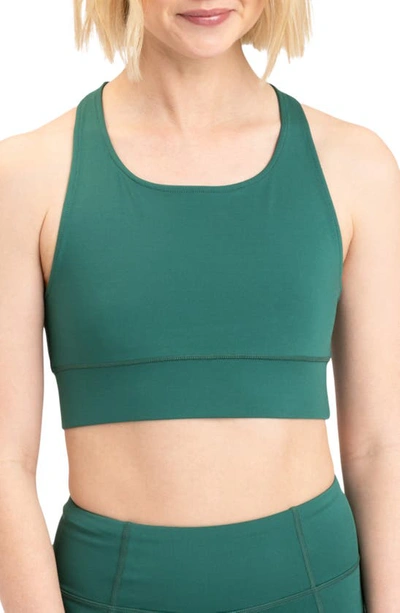 Shop Threads 4 Thought Strappy Sports Bra In Cypress