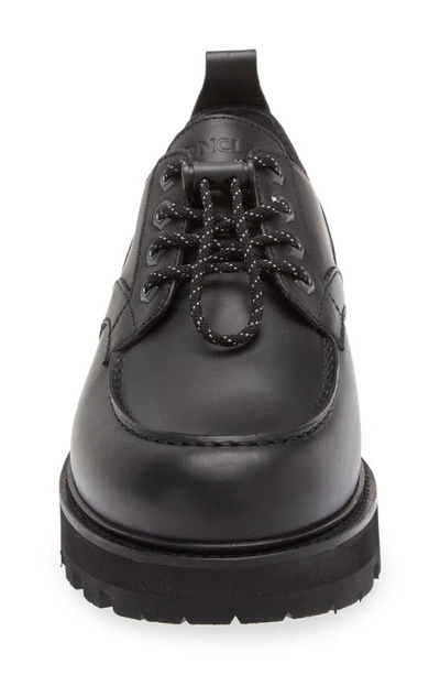 Shop Moncler Peka City Water Repellent Derby In Black