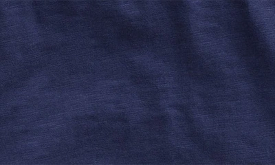 Shop Mini Boden Kids' Slub Long Sleeve Pocket Polo In Dusk Blue